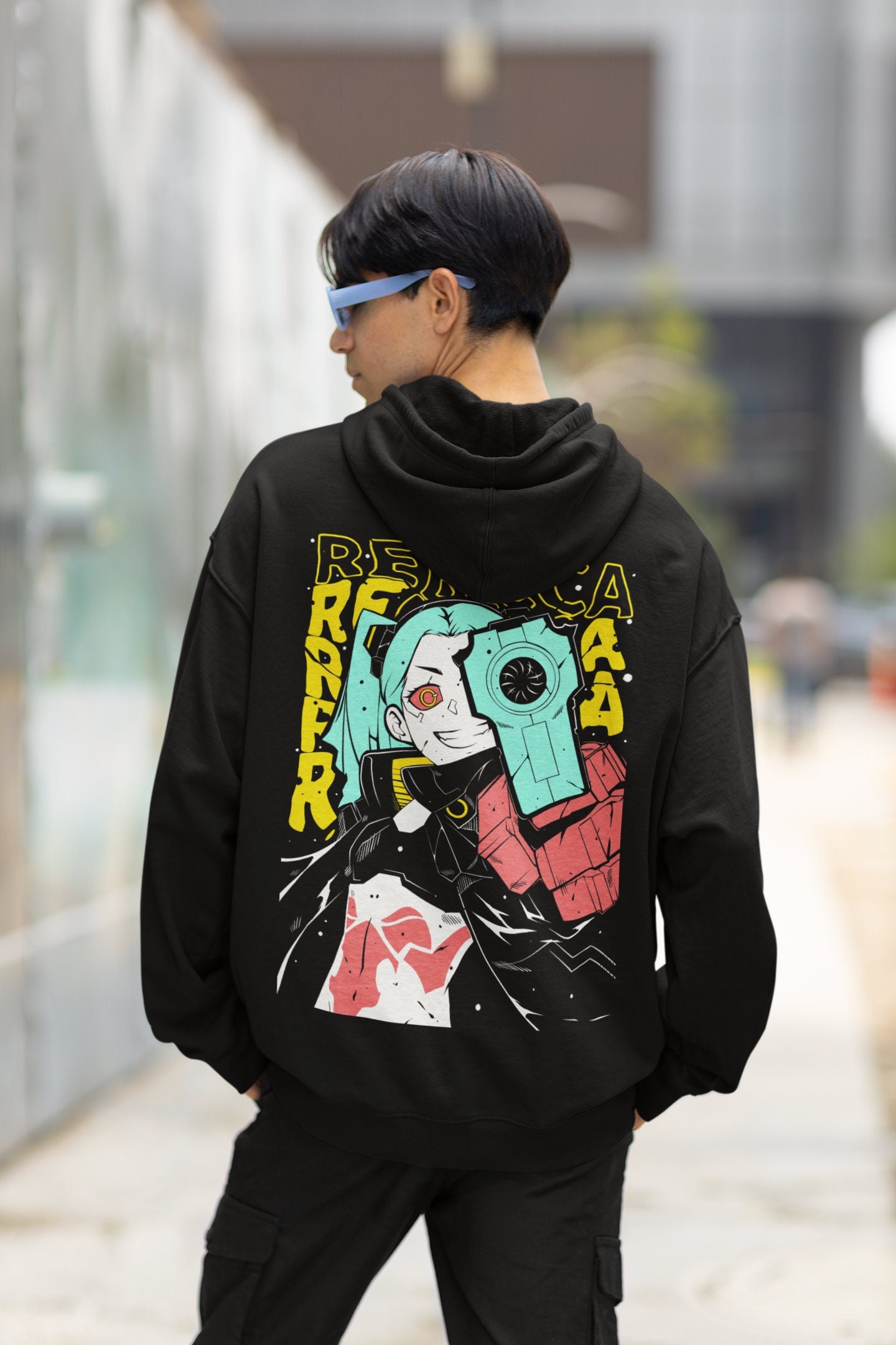 Cyberpunk Edgerunners Hoodie, Edge Runners DAVID & LUCY Neon Cyberpunk Edgerunners Hoodie, Edge Runners DAVID & LUCY Neon
