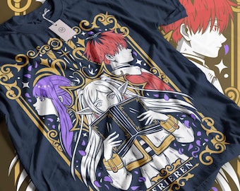 RETRO Frieren T-Shirt, Frieren Vintage Shirt, Frieren T-Shirt Fan, Frieren Tshirt, Otaku t shirt, anime shirt, manga comic tee
