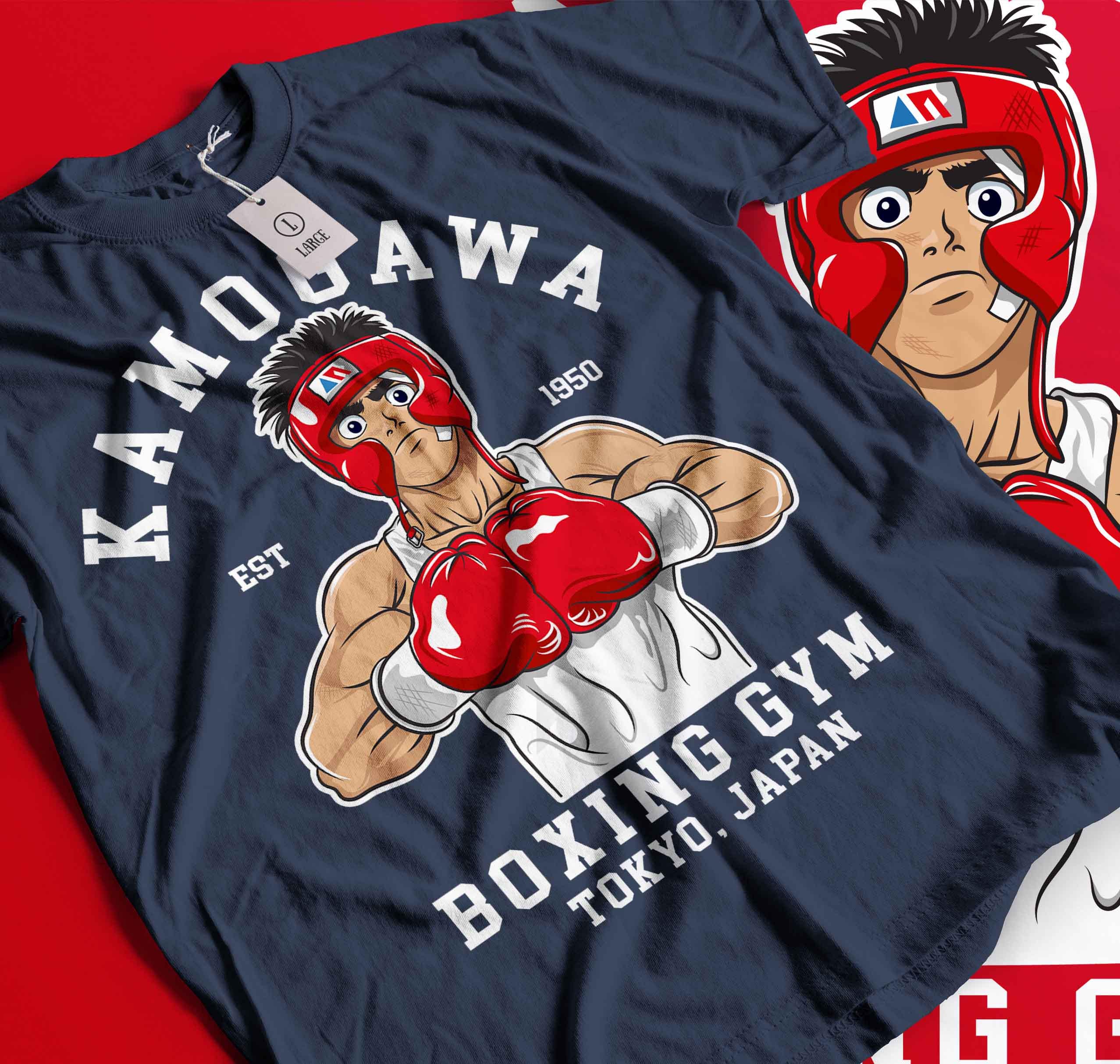 マンガTシャツ、スポーツ90年代アニメ愛好家、ボクシングジムアニメT 