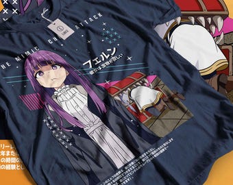 RETRO Frieren T-Shirt, Frieren Vintage Shirt, Frieren T-Shirt Fan, Frieren Tshirt, Otaku t shirt, anime shirt, manga comic tee