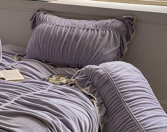 Royal Purple Bedding Set - Etsy