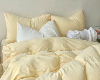 Yellow Duvet Cover Etsy
