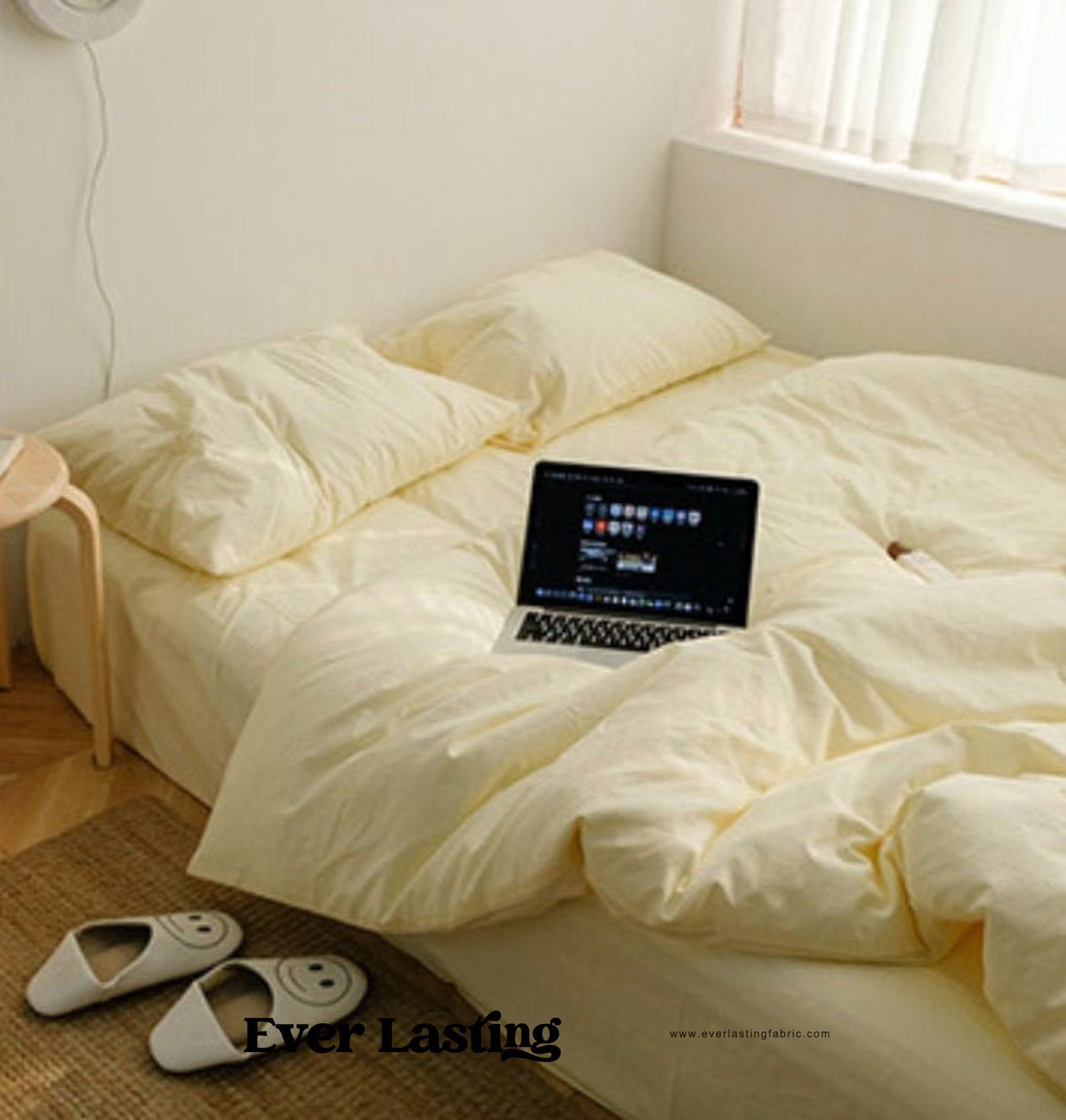 Ever Lasting Pastel Yellow Bedding Set 