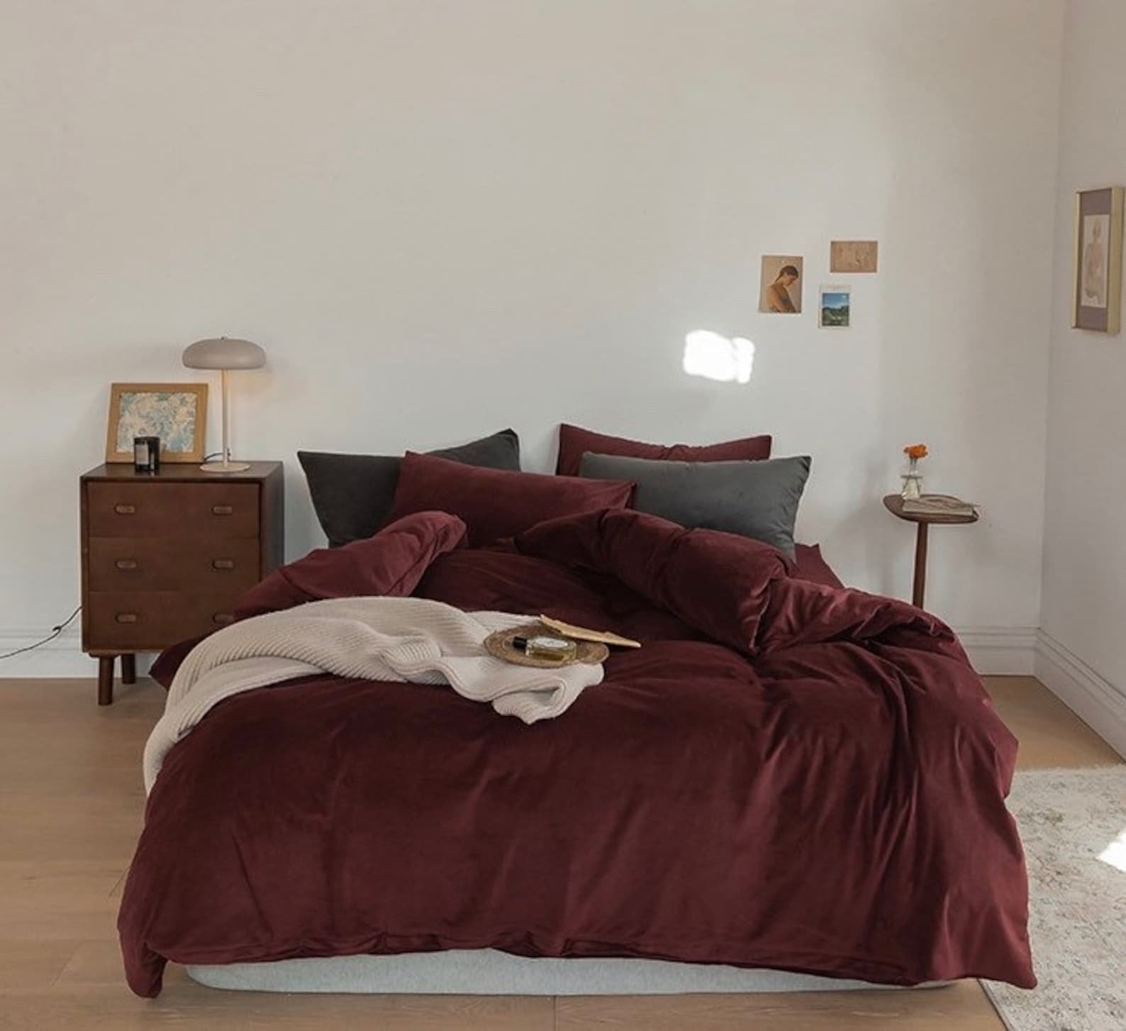 Black Velvet Bedding Set Queen Bedding Set King Twin Duvet | Etsy