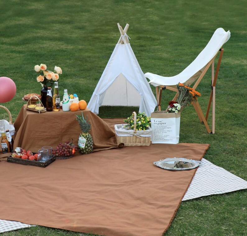 Ever Lasting Picnic Blanket With Carry Straps Picnic Mat Etsy