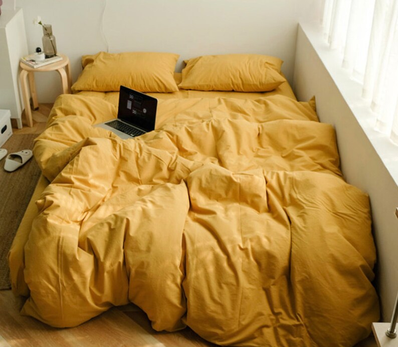 Ever Lasting Rust Pink Bedding Set Queen Duvet Cover Queen Etsy