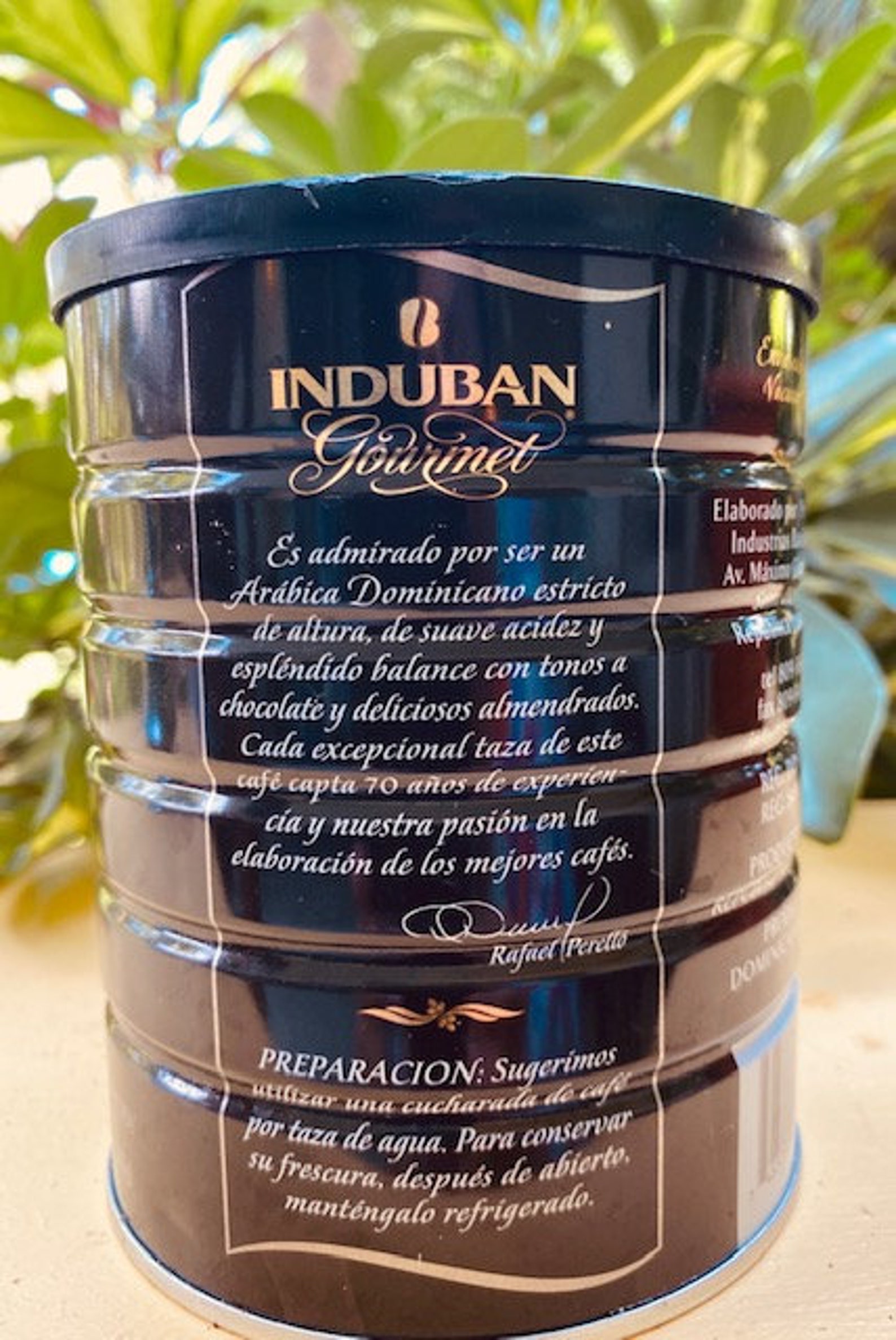 Café Santo Domingo Induban Gourmet 10 OZ 283g 100 Arabica