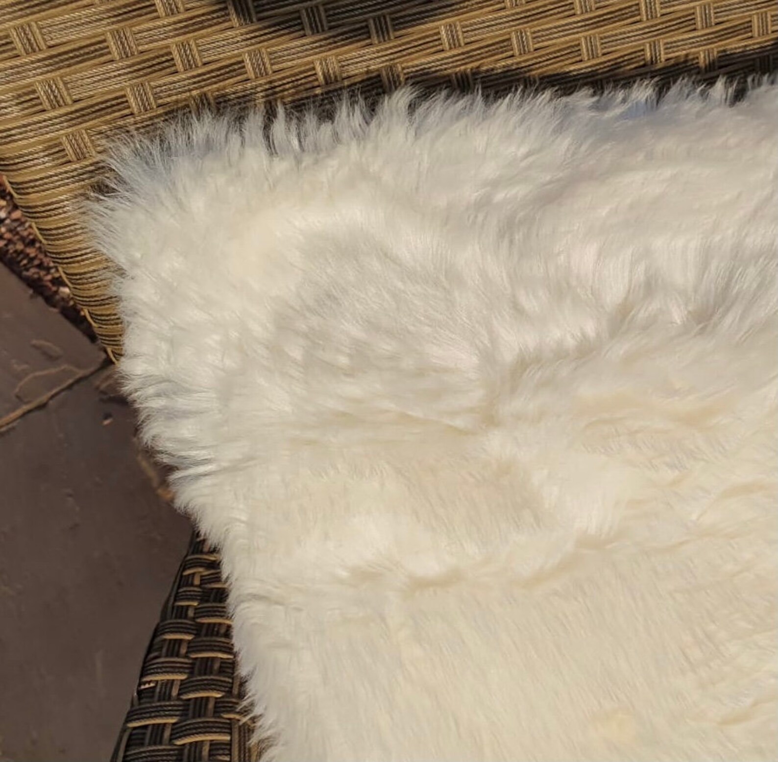 White Fluffy Pillow Cover Etsy UK