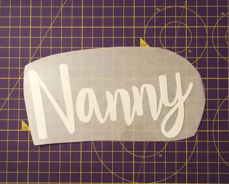 new baby Iron on vinyl decal personalised Custom name kids craft projects HTV transfer t shirt press vinyl