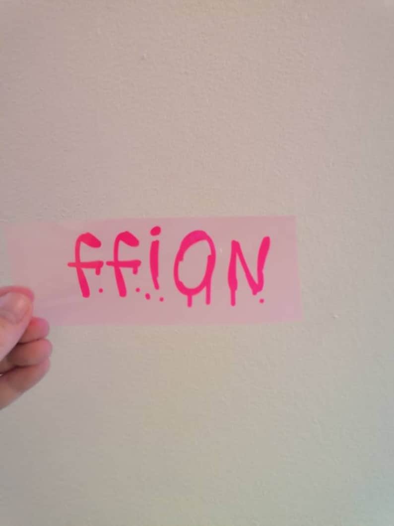 new baby Iron on vinyl decal personalised Custom name kids craft projects HTV transfer t shirt press vinyl