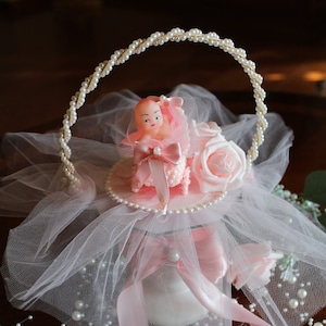 Baby-Dusche-Mittelstück, Rose Gold Tutu Kleid, rosa Herzstück, Mädchen-Baby-Dusche-Mittelstück, Herzstück-Dusche