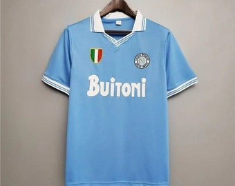 Retro Napoli 1987 Football Soccer Jersey Shirt, Naples, Diego Maradona, Retro Vintage Jersey, Football -Soccer Jersey, Napoli Jersey