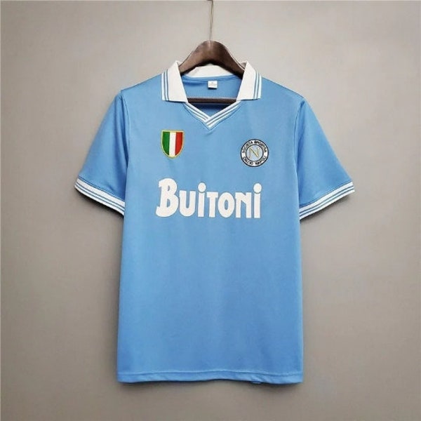 Retro Napoli 1987 Football Soccer Jersey Shirt, Naples, Diego Maradona, Retro Vintage Jersey, Football -Soccer Jersey, Napoli Jersey