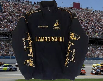 Lamborghini F1 Racing Jacket,nascar Racing Bomber Jacket F1 Racing Jacket,oversized Jacket,street Style, 90s Streetwear