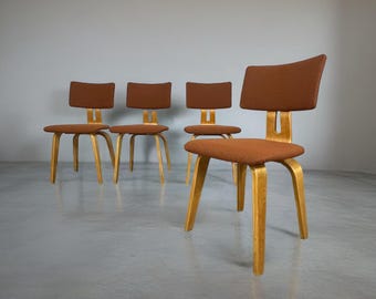 Pastoe "SB03" - Set van 4 stoelen - Cees Braakman - Plywood