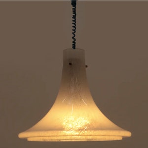 Glashütte Limburg - "Trompet"  Murano glas - Vintage 60’S pedant / hanglamp / plafondlamp - Hollywood regency stijl