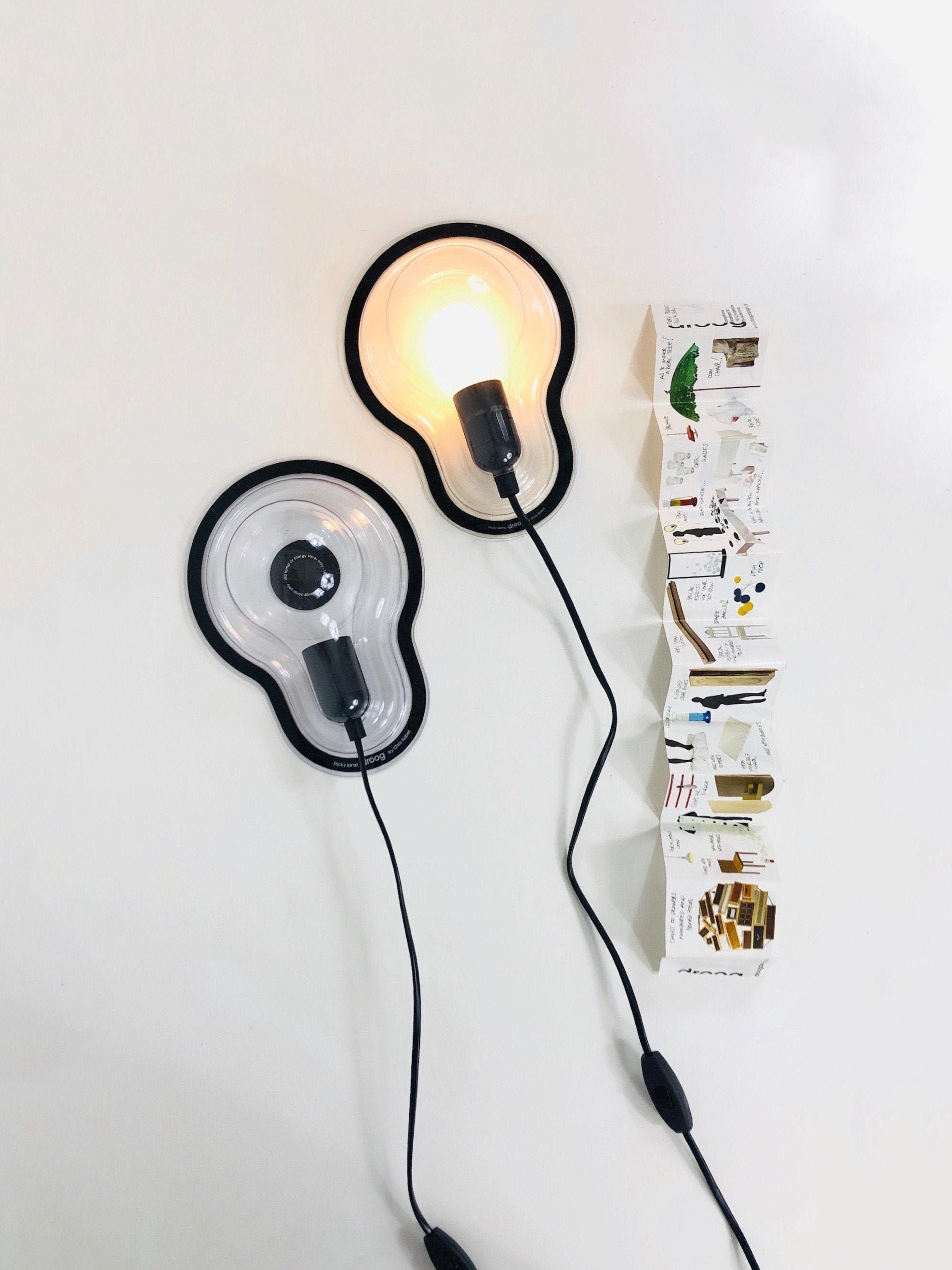 1 of 2 Droog 'sticky' Design Wandlamp Chris - Etsy