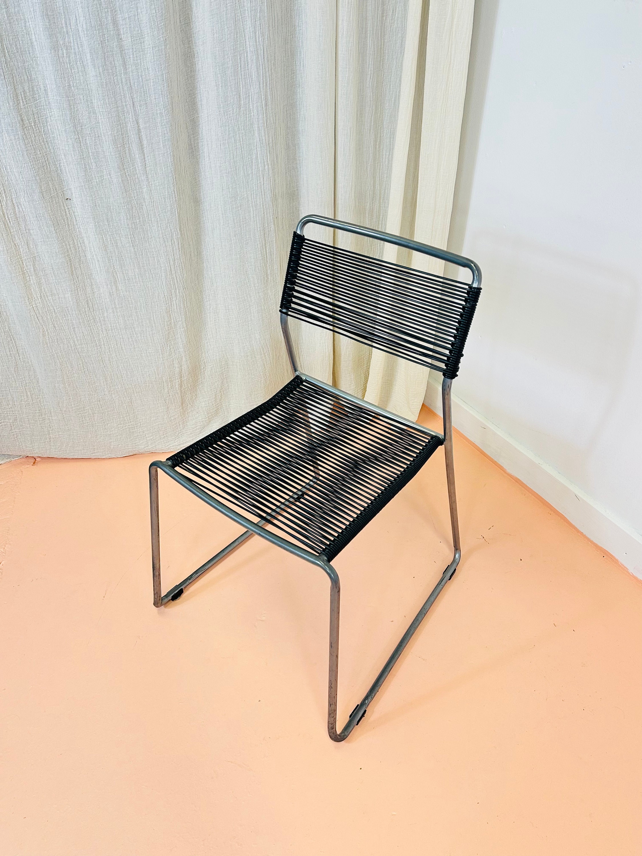 0419-182 ヴィンテージIKEA スパゲッティチェア MELKER Spaghetti 