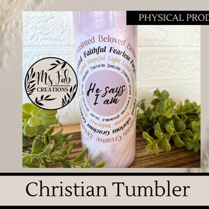 Christian Affirmations, Christian Tumbler, Christian Gifts, Christian aesthetic, Tumbler gift,Bible Tumbler,20 0z tumbler,Gift for Christian