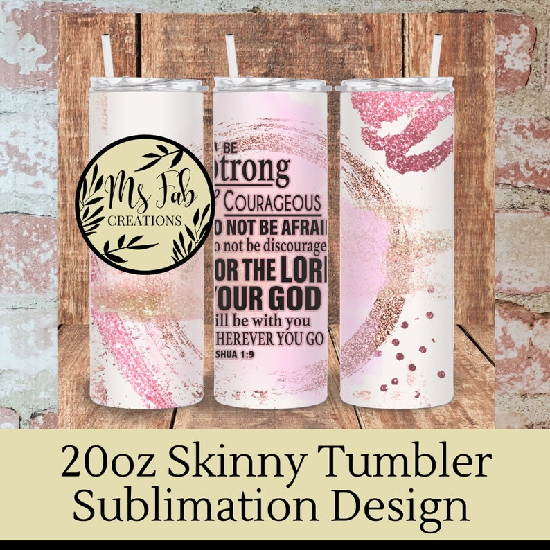 Christian Tumbler Wrap, Tumbler Sublimation Design, 20 Oz Tumbler Wrap