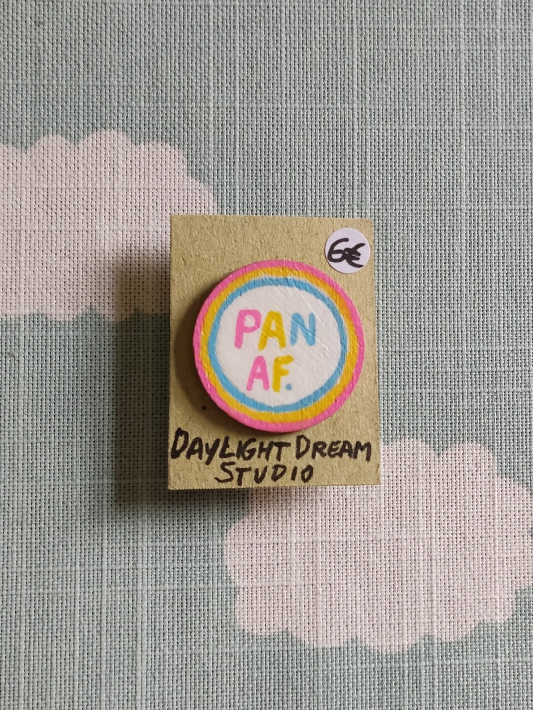 Pansexual AF LGBTQIA Wooden Pin Custom - Etsy