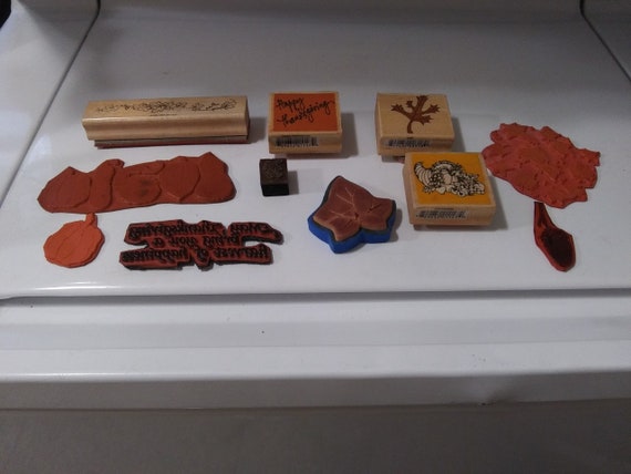 Thanksgiving Day Rubber Stamps For Stamp Art And Crafting