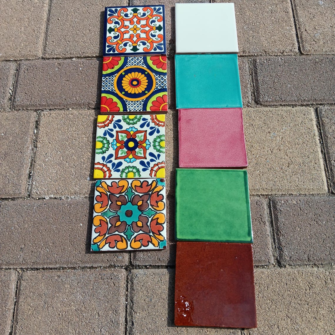 Colorful, Talavera Tiles From Mexico - Etsy