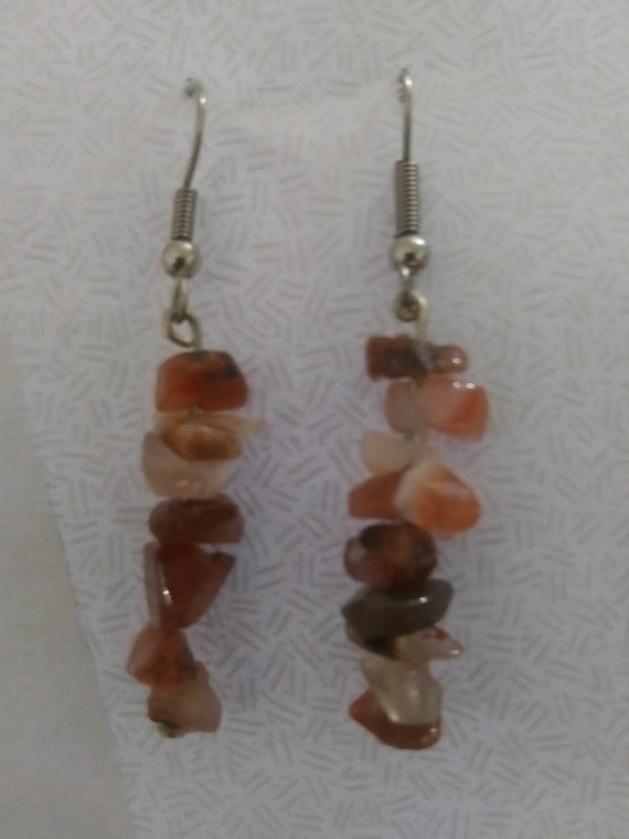 Carnelian Dangle Earrings