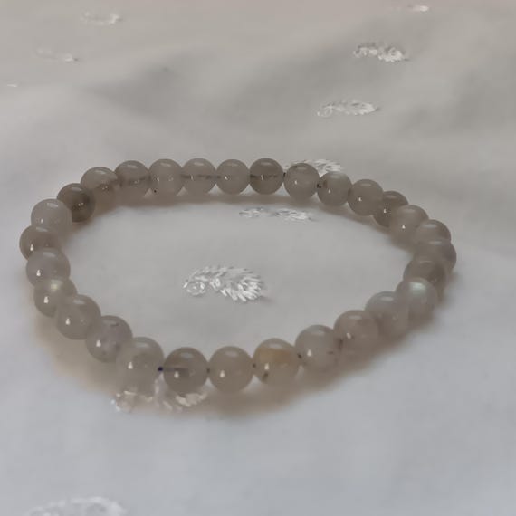 Genuine, Brand New, Labradorite Beaded Stretch Bracelet