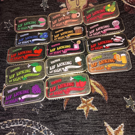 Nostalgic/Vintage-Themed Flavored Lip Glosses in Slider Tins