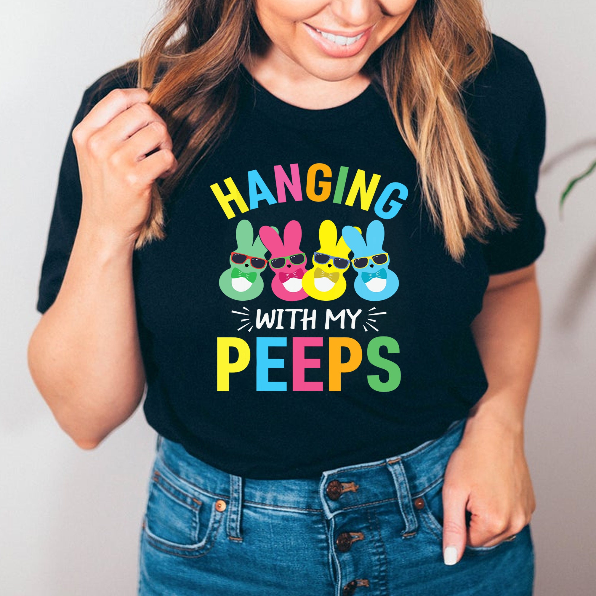 Download Hangin With My Peeps Svg Cute Bunny Easter Family Easter | Etsy