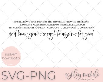 Lyrics Svg Etsy