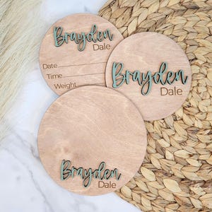 Baby Name Sign, Birth Announcement Sign, Baby Footprints Sign, Birth Stats Sign, Baby Name Reveal Sign, Baby Arrival Sign, Sign For Hospital