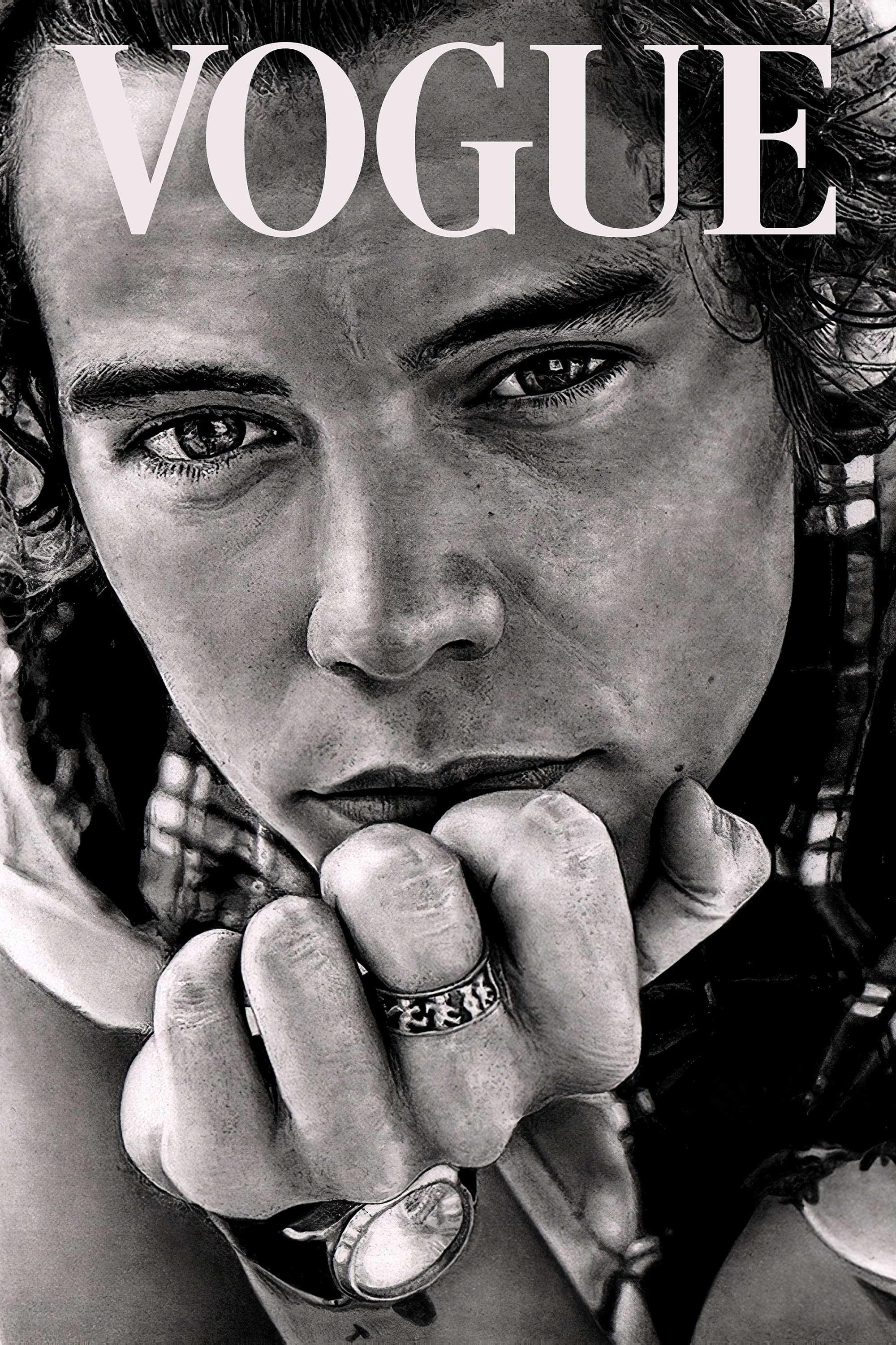 Harry Styles Vogue copertina Magazine poster Harry Styles Etsy