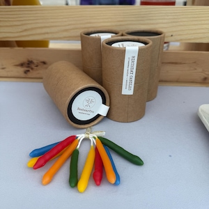 Beeswax Birthday Candles, Anneversary Candles, Celebration Candles, mini birthday candles