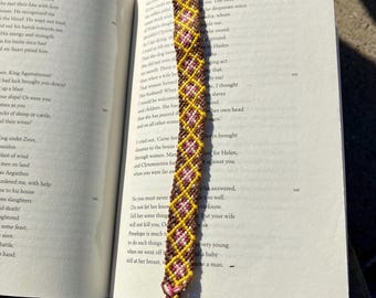 Anime-Inspired Friendship Bracelet Bookmark (Beastars)
