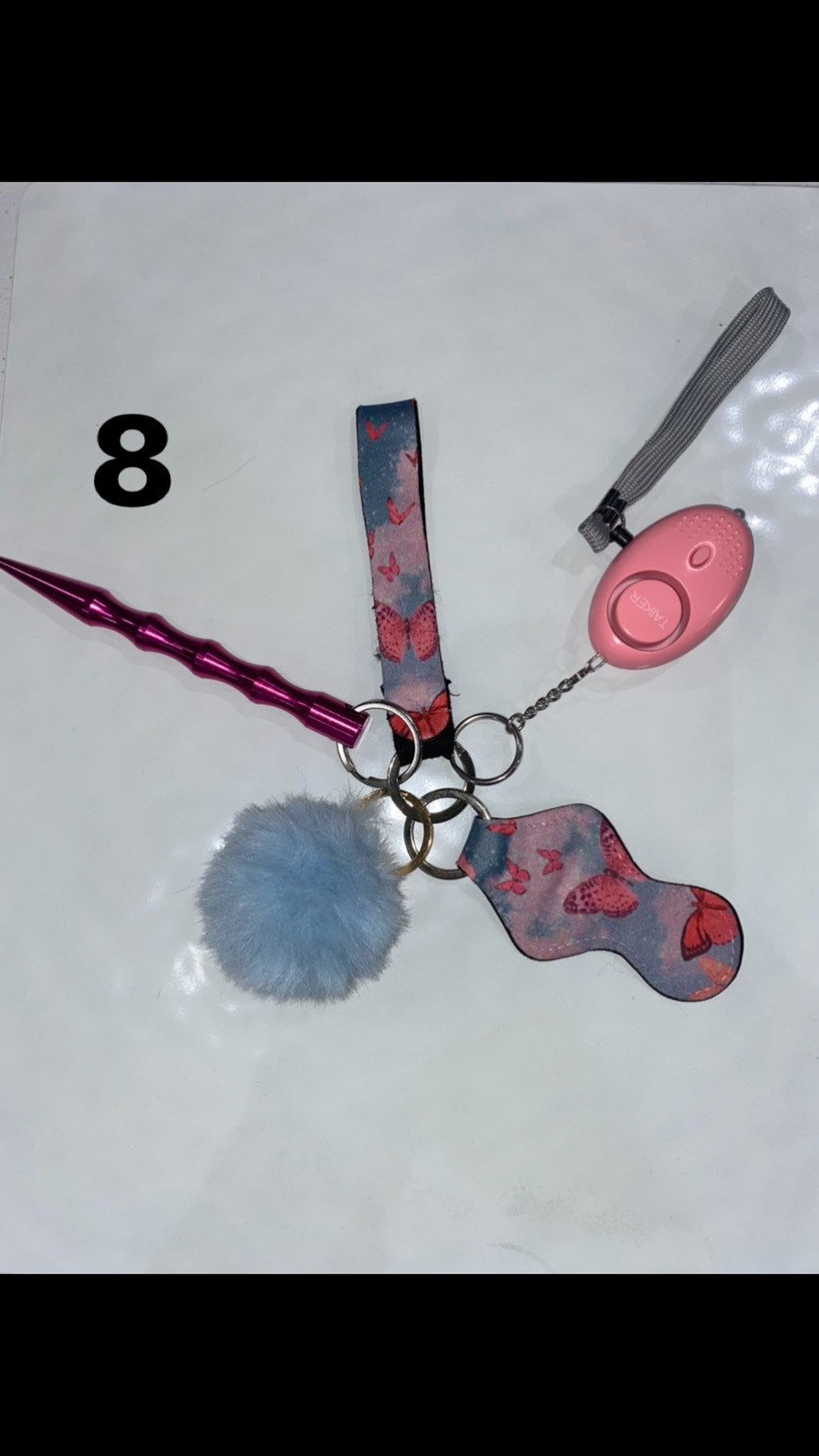 Custom Safety Keychain Safety Keychain for Women Chapstick Etsy