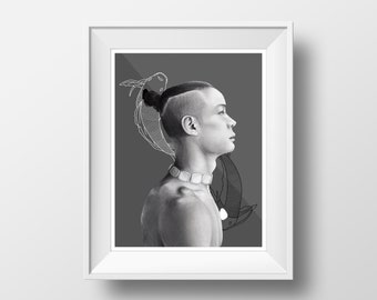 Avatar the Last Airbender / Sokka Art Print / ATLA Fan Art / Realistic Sokka Fan Art
