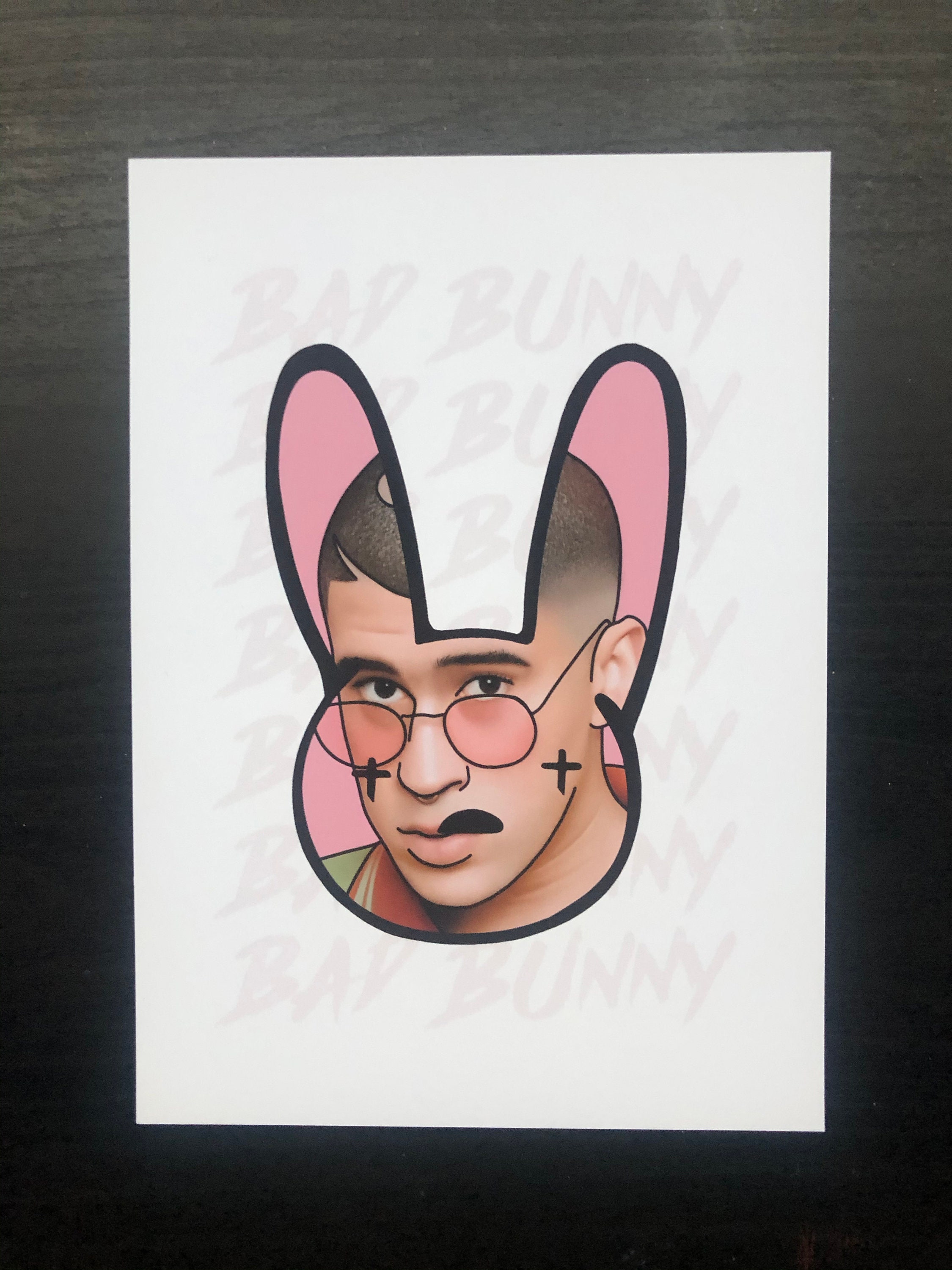 Bad Bunny Art Prints Album Art Poster Print Pictures Etsy