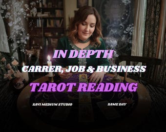 SAME DAY Career and Job Reading, Brutal Tarot Reading, Career Tarot Card Reading, Psychic Medium Career Reading, Money & Success Reading