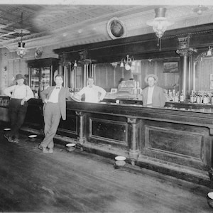 Old West Cowboy Saloon 1887  8 x10 Photo