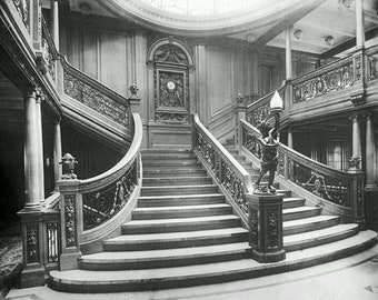 Staircase Titanic photos 8 x 10 photo
