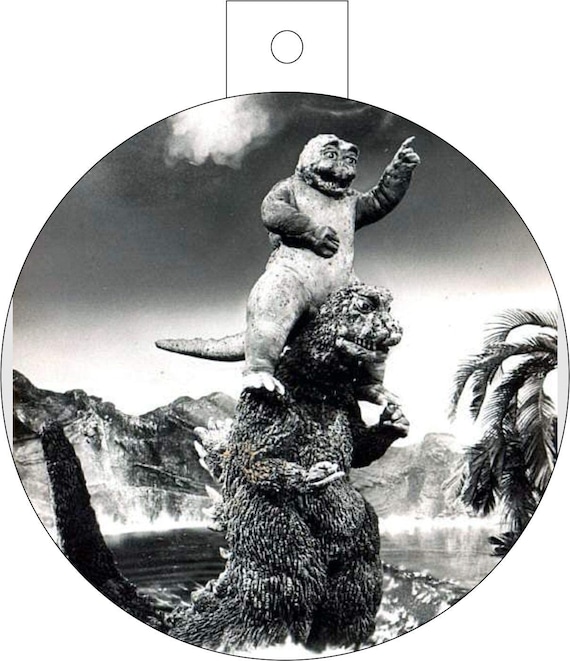 Amazon.com: Godzilla 8 Piece Christmas Tree Ornament Set