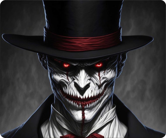 Gothic Joker Face Wierd Spooky Freeky Scary AI Drawing Great