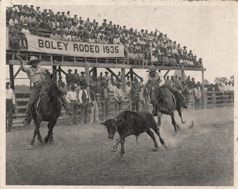 Boley Rodeo 1935 Black Cowboys Team Roding  First Black Rodeo in the USA Histoical Photo Art African American 8 x 10 photo