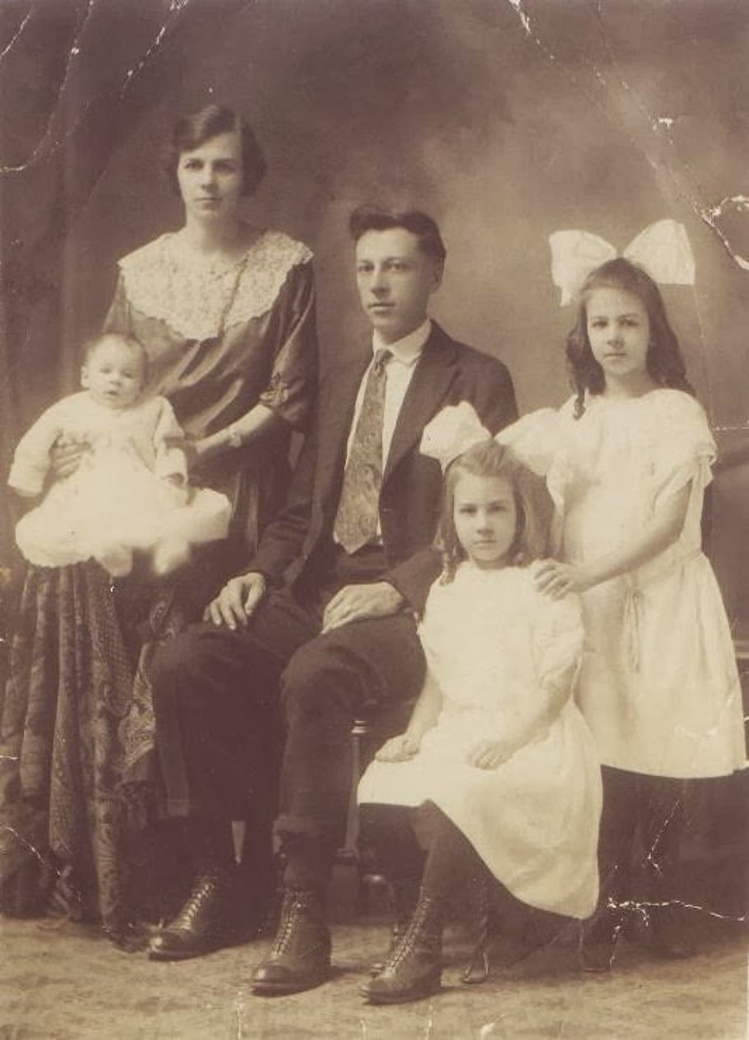 Typical American Family 1900 8 X10 Photo - Etsy