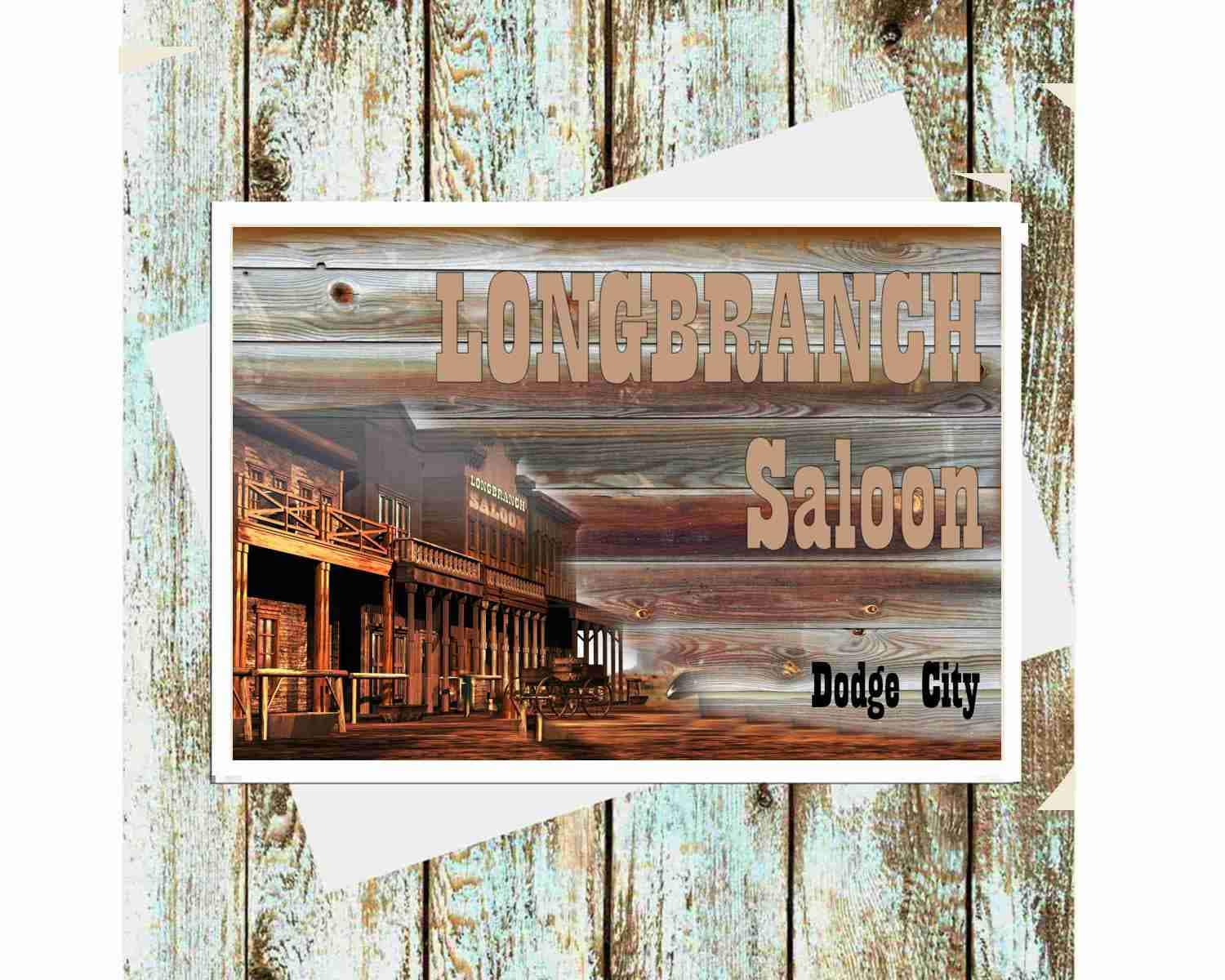 Long Branch Saloon Old West Dodge City Gunsmoke Set of 6 Greeting Cards Art  5 X 7 Inches Inside Blank Cards 7 X 10 Overall. -  Canada