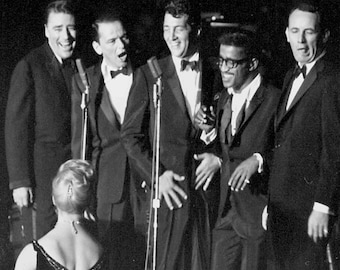 The Rat Pack Sand Hotel Las Vegas  8 x10 Photo