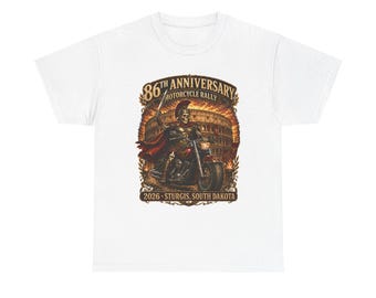 Sturgis Motorcycle Rally T Shirt 2026 Roman Warrior 200BC Roman colosseum Biker