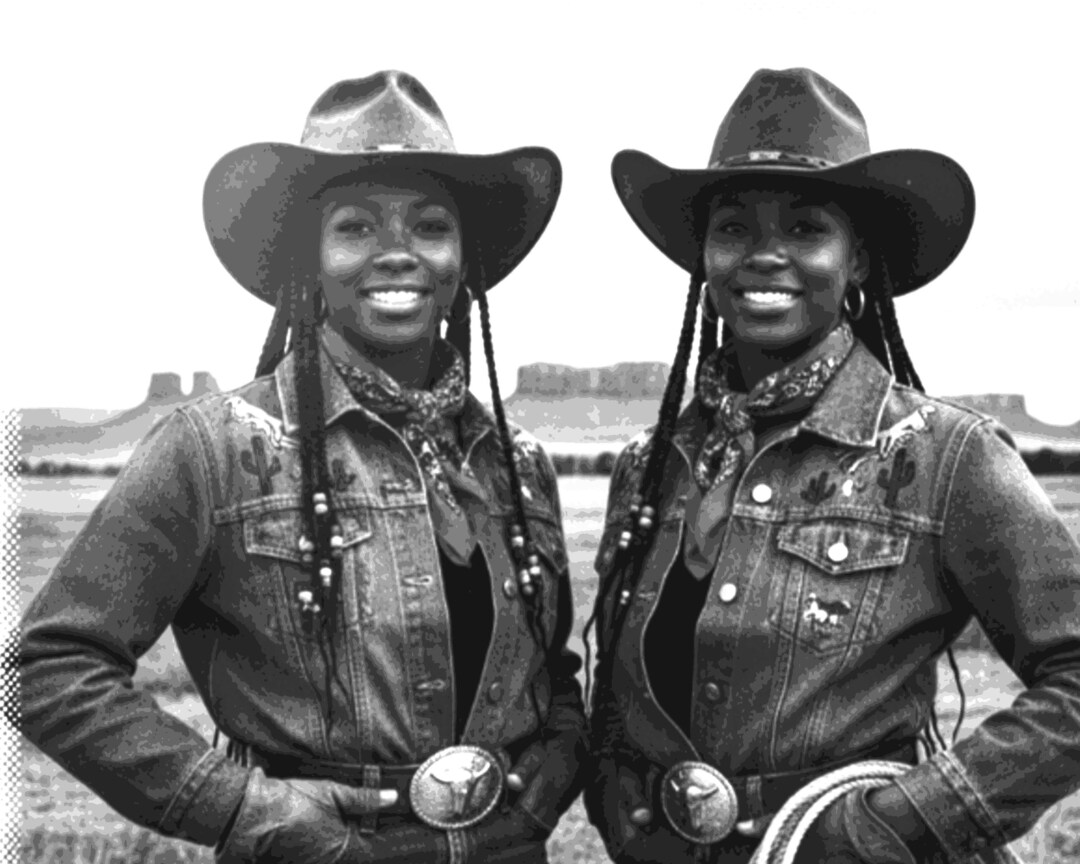 Black Rodeo Cowgirls 8 X10 Photo African American Black Women Rodeo ...